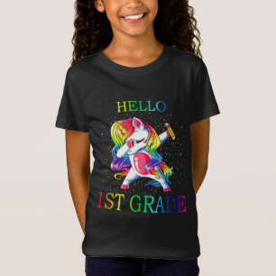 Hello 1st Grade Unicorn T-Shirt