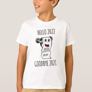 Hello 2022 Goodbye 2021 toilet paper T-Shirt