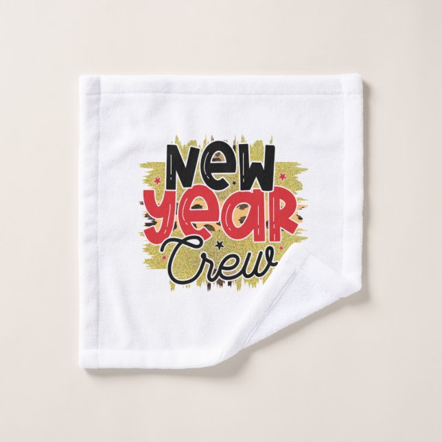 Hello 2022 New Year Crew Wash Cloth (Wash Cloth)