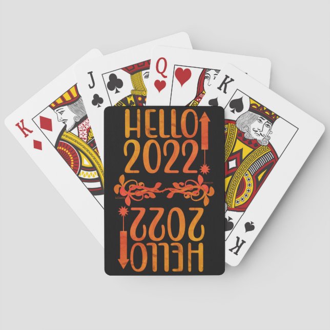 HELLO 2022                                         PLAYING CARDS (Back)
