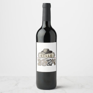 Hello 2024 Western Wine Label