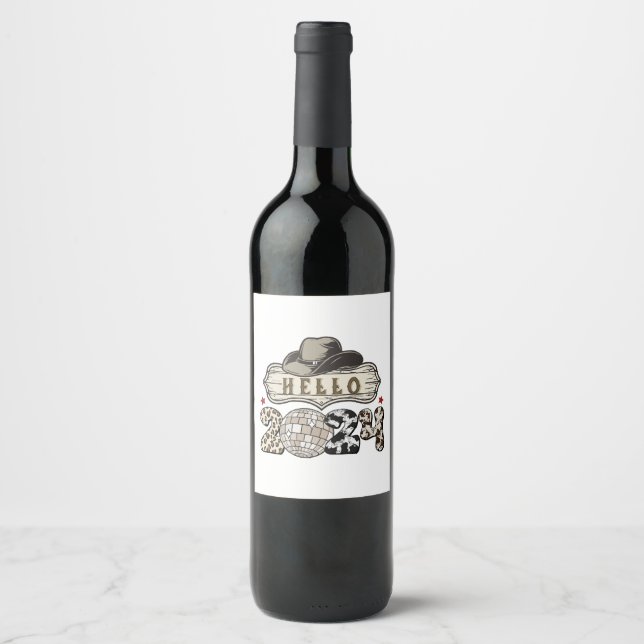 Hello 2024 Western Wine Label (Front)