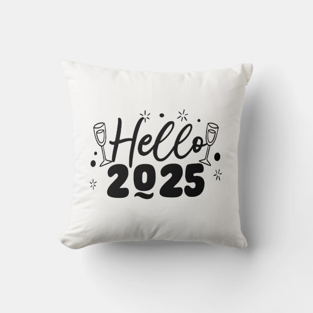 hello 2025 cushion (Front)