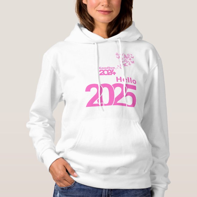 Hello 2025 hoodie (Front)