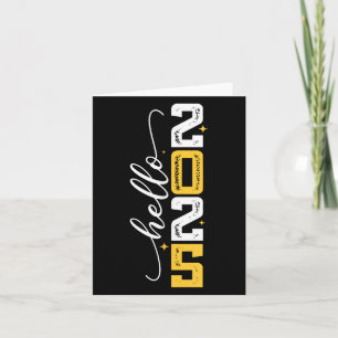 Hello 2025 New Year Crew Happy New Year 2025 Men W Card