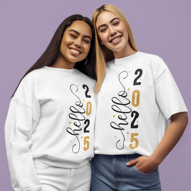 Hello 2025 sweatshirt (Creator Uploaded)