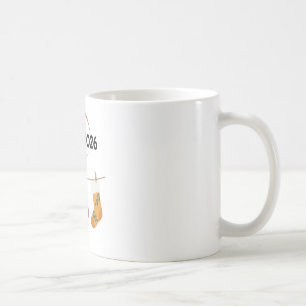Hello 2026 Cozy New Year Winter Stockings Graphic Coffee Mug