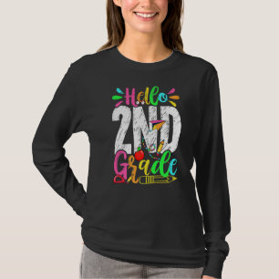 Hello 2nd Grade Graduation Back To School Men Wome T-Shirt