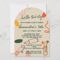 Hello 30 Thirty 30th Winery Lunch Birthday