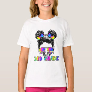 Hello 3rd Grade First Day Of School Back To School T-Shirt