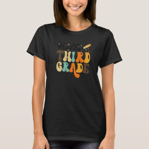 Hello 3rd Grade Teacher Retro Back To School Team T-Shirt