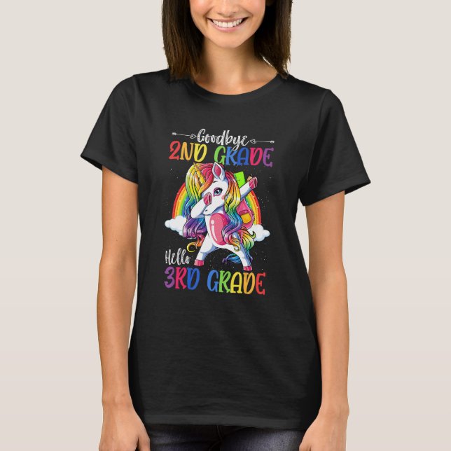 Hello 3rd Grade Teacher Student Back To School Uni T-Shirt (Front)