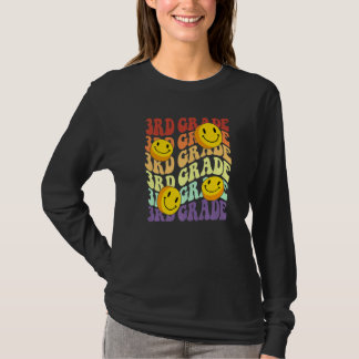 hello 3rd third grade teacher Back To School Retro T-Shirt