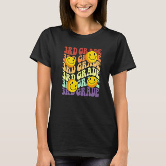 hello 3rd third grade teacher Back To School Retro T-Shirt