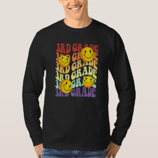 hello 3rd third grade teacher Back To School Retro T-Shirt