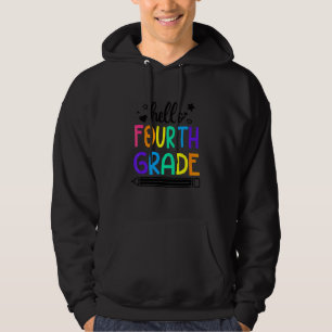 Hello 4th Grade Back To School Outfits For Girls B Hoodie