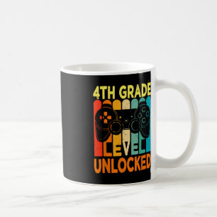Hello 4th Grade Level Unlocked Video Game Back to Coffee Mug