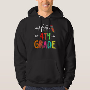 Hello 4th Grade Team Fourth Grade Teacher Back To  Hoodie