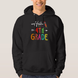 Hello 4th Grade Team Fourth Grade Teacher Back To  Hoodie
