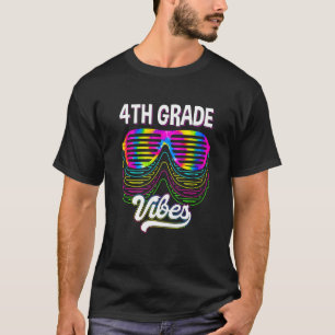 Hello 4th Grade Vibes Fourth Grade Team Back To Sc T-Shirt
