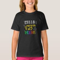 Hello 5th Grade Back To School Square Root Of 25 