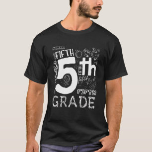 Hello 5th Grade Here I Come Teacher Fifth Grade Bo T-Shirt