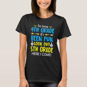 Hello 5th Grade Teacher Student Back To School Gra T-Shirt