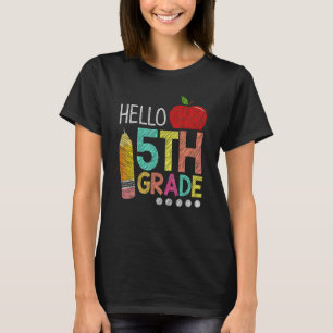 Hello 5th Grade  Teacher Team Fifth Grade Squad Gi T-Shirt