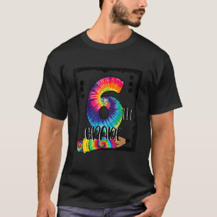 Hello 6th Grade Sixth Grade Teacher Tie Dye Back T T-Shirt