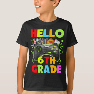 Hello 6th Grade Teacher 6th Grade Back to School T-Shirt