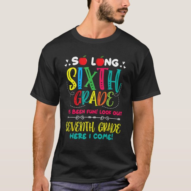 Hello 7th Grade Teacher Student Back To School Gra T-Shirt (Front)