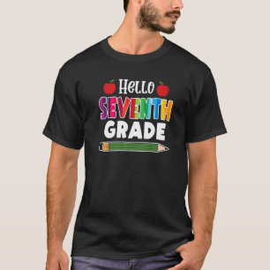 Hello 7th Grade Team 7th Grade Back To School   T-Shirt