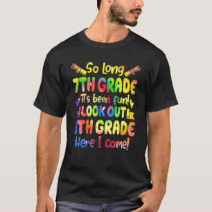 Hello 8th Grade Teacher Student Back To School Tie T-Shirt