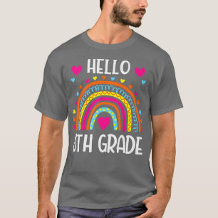 Hello 8th Grade Team 8th Grade Back to School Teac T-Shirt