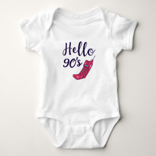 Hello 90s Cellphone Baby Bodysuit