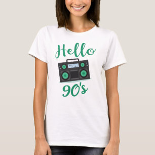 Hello 90s radio cassette recorder T-Shirt