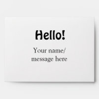 Hello add name message simple minimal business tem