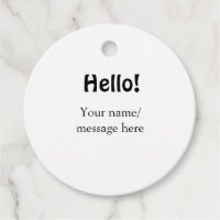Hello add name message simple minimal business tem