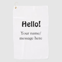 Hello add name message simple minimal business tem