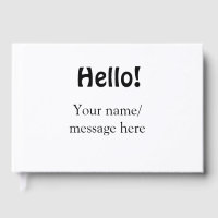 Hello add name message simple minimal business tem