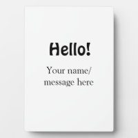 Hello add name message simple minimal business tem