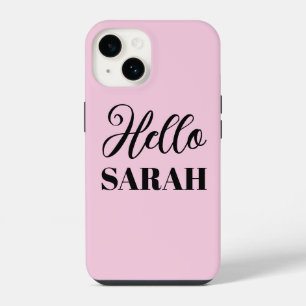 Hello and your name iPhone 14 case