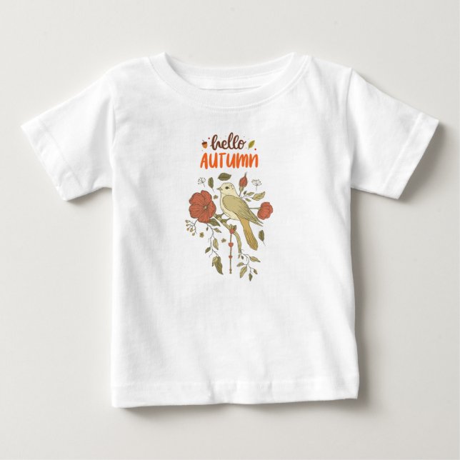 Hello autumn  baby T-Shirt (Front)