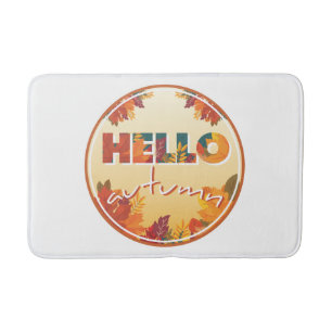 Hello Autumn Bath Mat