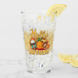 Hello Autumn Customise Glass