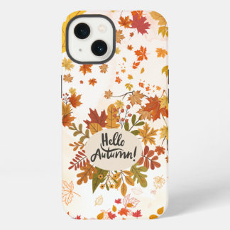 Hello Autumn Fall Leaves Phone Case