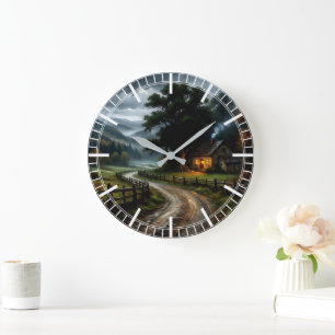 Hello, Autumn Large Clock