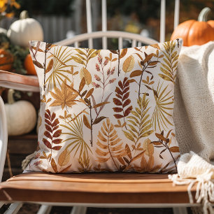 Hello Autumn Leaves Cushion