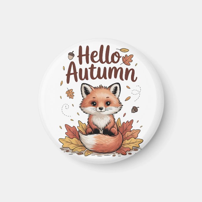 Hello Autumn Magnet (Front)