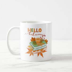 Hello Autumn Mug Cosy Fall Coffee Tea Cup